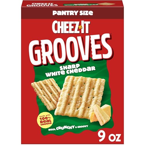 Cheez It Grooves Sharp White Cheddar, 9 Ounce by Cheez-It [Foods]
