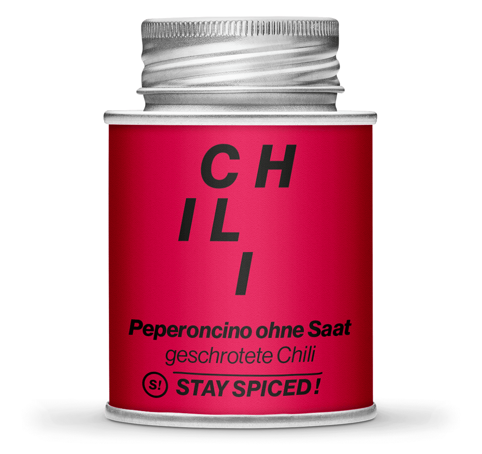 Chili / Peperoncino rot mild geschr. ohne Saat, 170ml Schraubdose Chili / Peperoncino rot mild geschr. ohne Saat, 170ml Schraubdose
