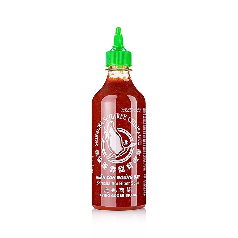 Chili-Sauce - Sriracha, scharf, Squeeze Flasche, Flying Goose, 455 ml