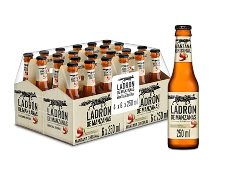 Cider LAdrón de Manzanas Original 24x25cl (Pack 24 Flaschen) von ladron de manzanas