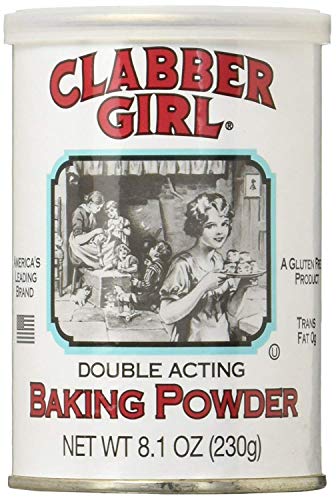 Clabber Girl Double Acting Baking Powder 8.1 Oz Can (8.1 Oz 3 Cans) by N/A