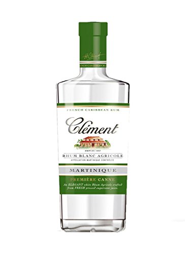 Clément Rhum Blanc Agricole Première Canne 0,7 Liter 40% Vol. von Clément