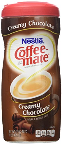 Coffee-Mate, Creamy Chocolate Powdered Coffee Creamer, 15-Ounce Canister (Pack of 3)