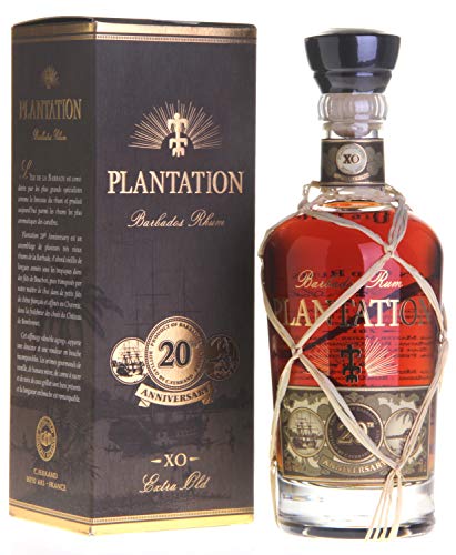 Cognac Ferrand Plantation Rum Barbados Extra Old, 20th Anniversary, 12 Jahre, 700ml von Plantation