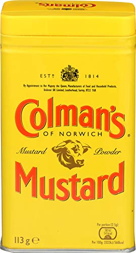 Colman's Dry Mustard 4-Ounce Tins (Pack of 4)