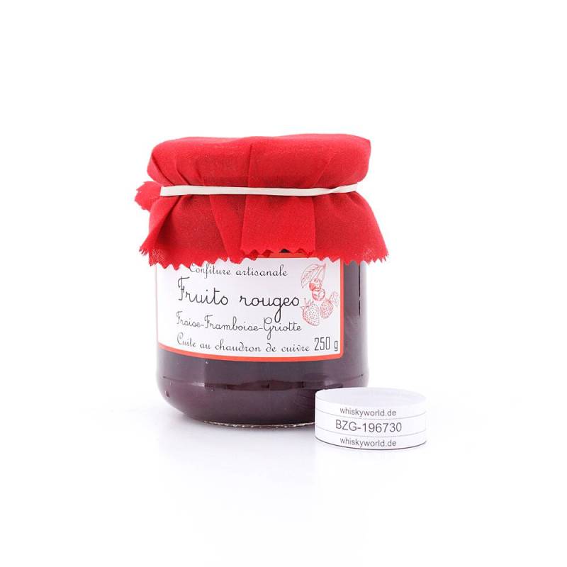 Confiture artisanale Frits rouges 3 rote Früchte: 250 g