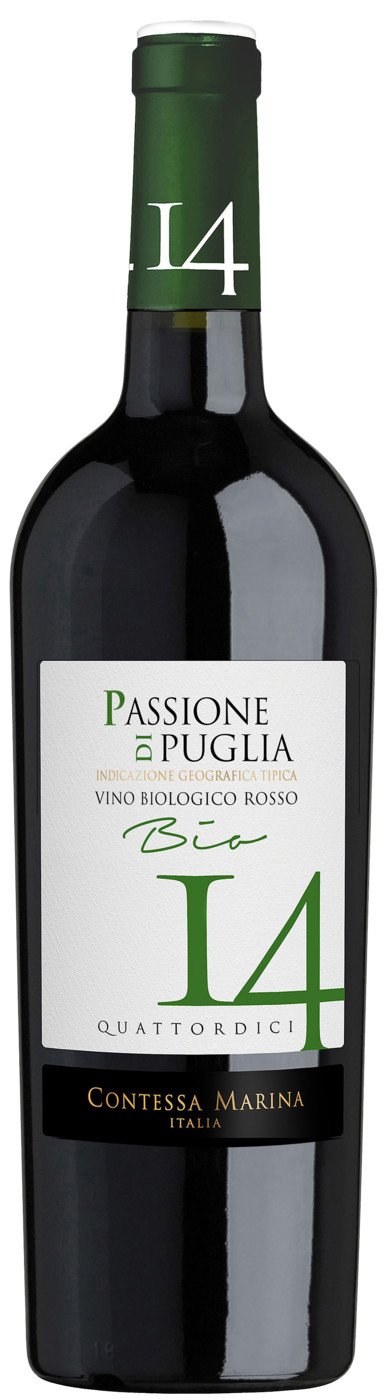 Contessa Marina Bio Passione di Puglia Rosso 14 IGT 0,75L