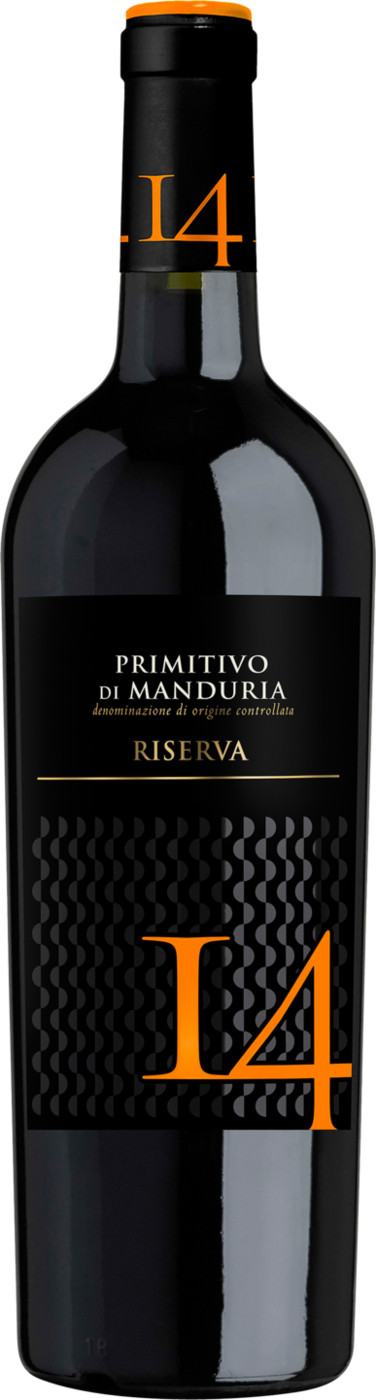 Primitivo di Manduria 14 Riserva DOC 0,75L Primitivo di Manduria 14 Riserva DOC 0,75L