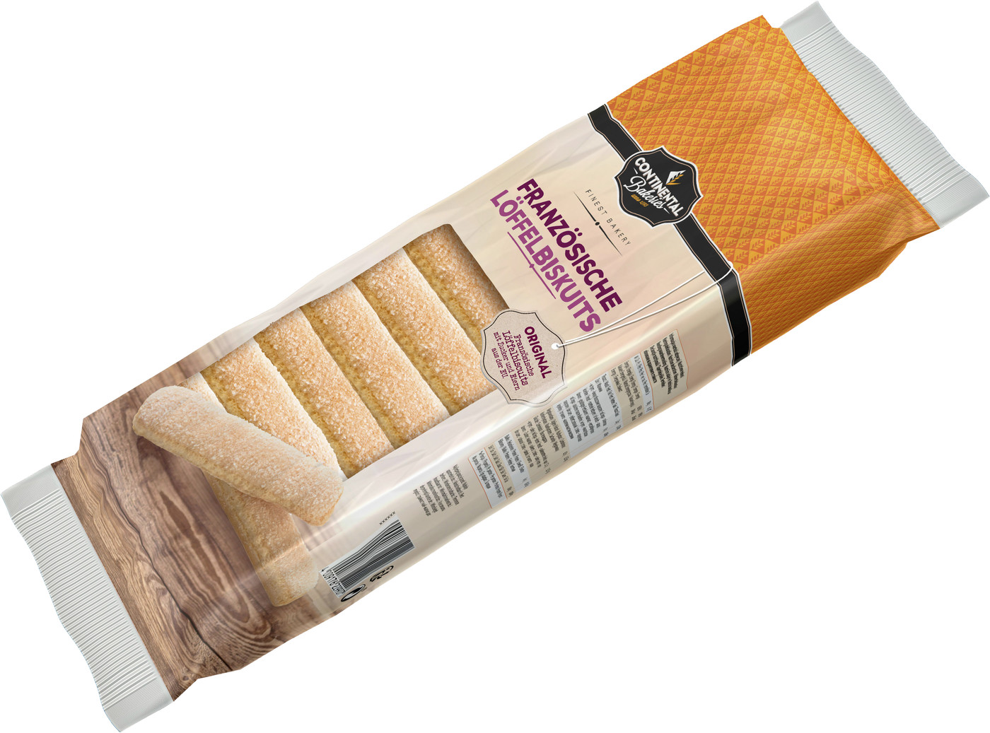 Continental Bakeries Französische Löffelbiskuits 400G Continental Bakeries Französische Löffelbiskuits 400G