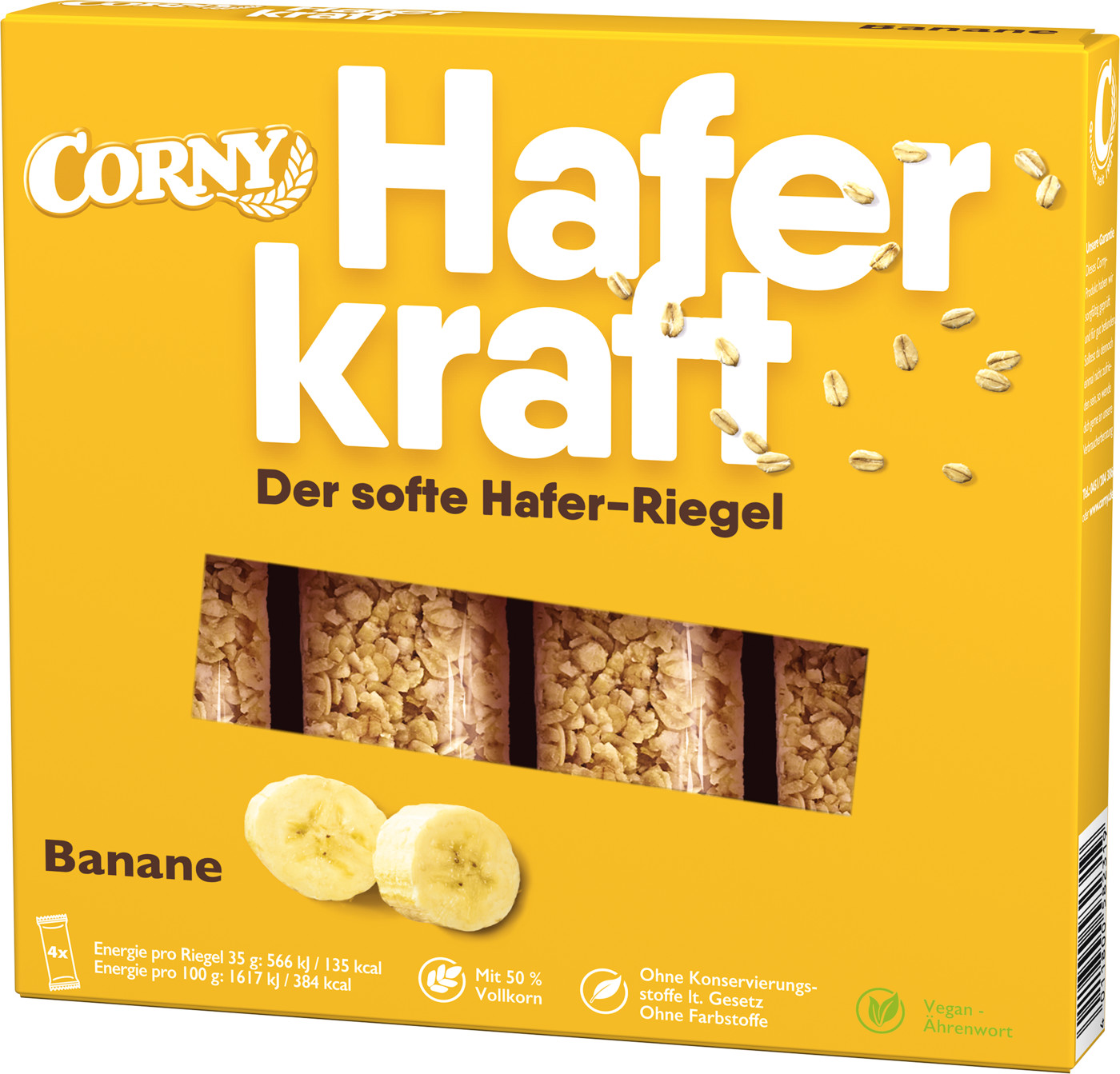 Corny Haferkraft Banane 4ST 140G