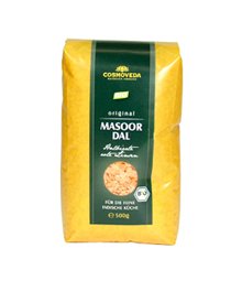 Cosmoveda BIO Masoor Dal, halbierte rote Linsen, 500 g von Cosmoveda