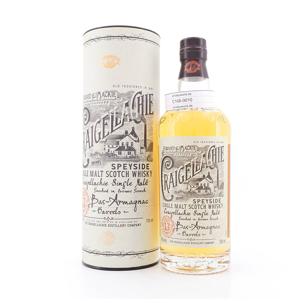 Craigellachie 13 Jahre Bas-Armagnac Barrels Finish 0,70 L/ 46.0% vol Craigellachie 13 Jahre Bas-Armagnac Barrels Finish 0,70 L/ 46.0% vol