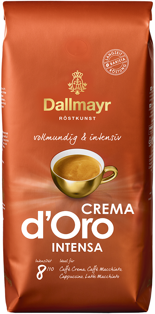 Crema d'Oro Intensa ganze Bohne von Alois Dallmayr Kaffee OHG