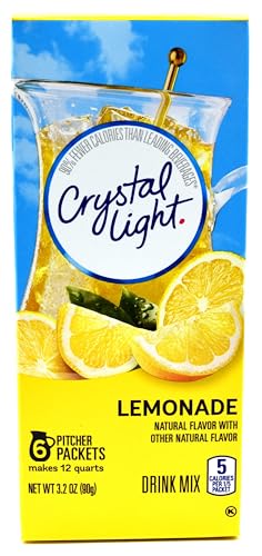 Crystal Light Limonade Getränkemix, 12 l Kanister (3 Stück)