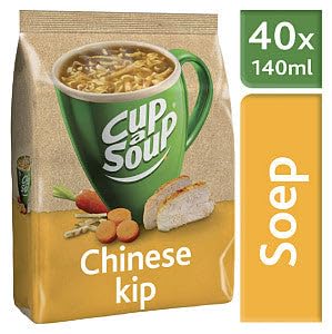 Cup-a-Soup Unox Machine Bag Chinese Huhn 140ml | 4 Stück von Unox