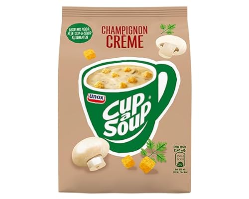 Cup-a-Soup Unox Machine Bag Pilzcreme 140ml | 4 Stück von Unox