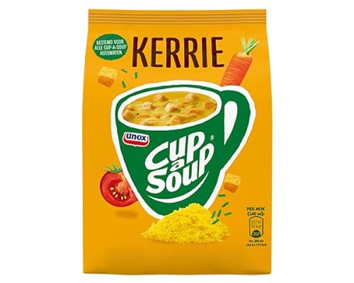 Cup-a-Soup Unox Machine Bag Kerrie 140ml | 4 Stück von Unox