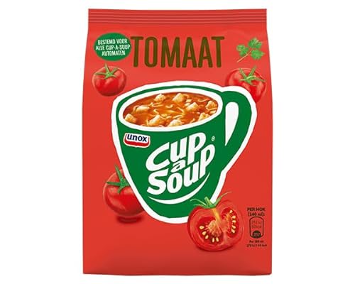 Cup-a-Soup Unox Machine Bag Tomate 140ml | Einbacken Sie einen 40er -Teil 4 Stück von Unox