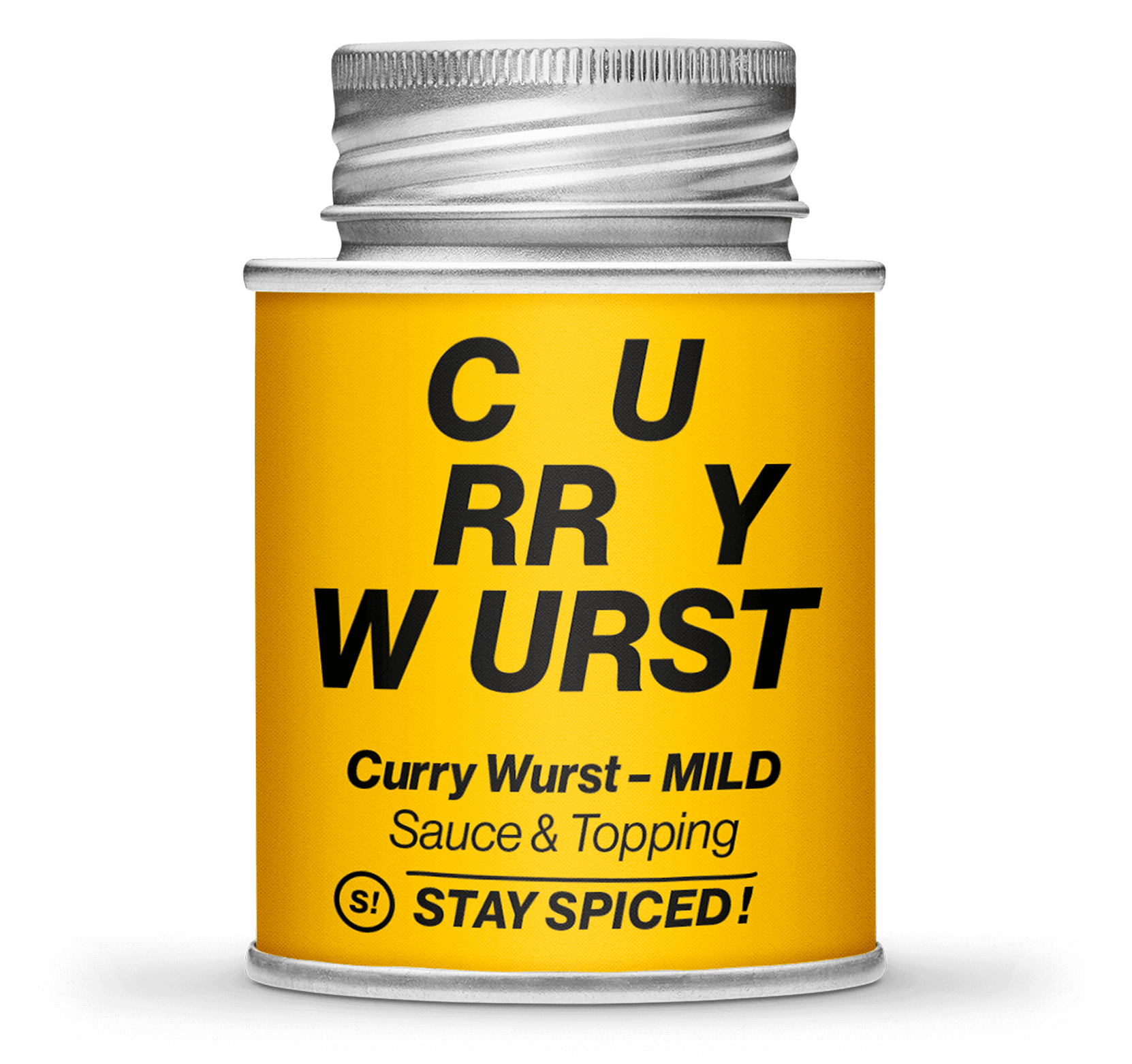 Curry Wurst Gewürzmischung - mild, 170ml Schraubdose Curry Wurst Gewürzmischung - mild, 170ml Schraubdose