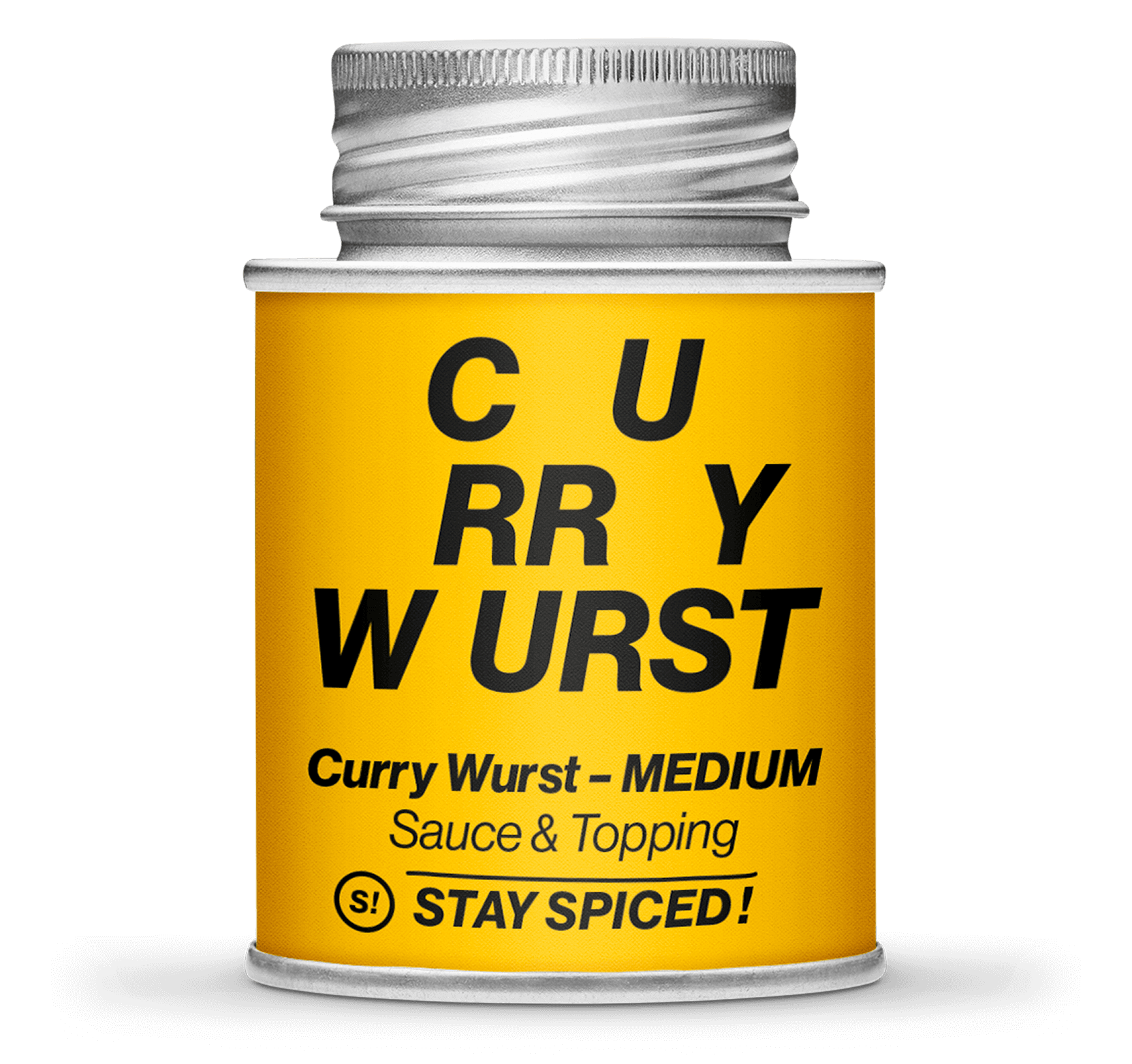 Curry Wurst Gewürzmischung - mittel-scharf, 170ml Schraubdose Curry Wurst Gewürzmischung - mittel-scharf, 170ml Schraubdose