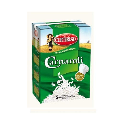 Curtiriso Riso Carnaroli-Reis Pun jab 5 Beuteln 1 kg Italienisch Reis von Curtiriso