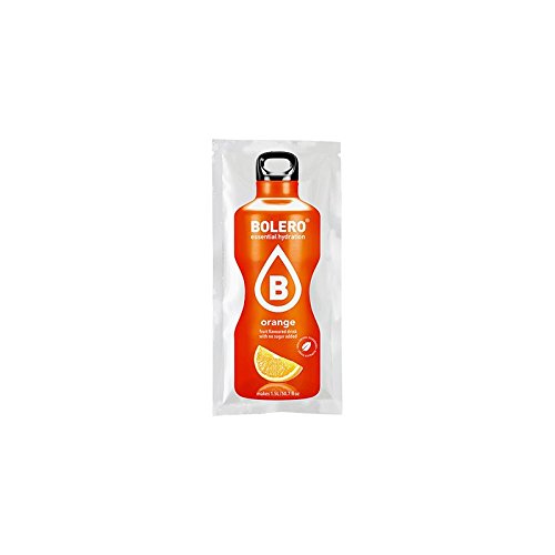 DOPPELPACKUNG Orange Bolero Instant Getränkepulver 2 x 9g pro Packung für MINDESTENS 3,0 Liter Limo ZUCKERFREI