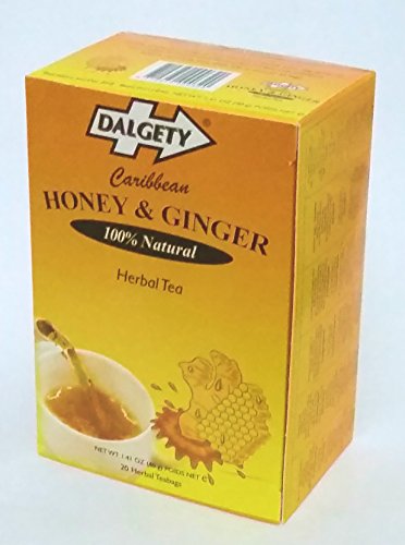 Dalgety Honey & Ginger Caribbean Herbal Tea 20 Tea Bags 40g Dalgety Honey & Ginger Caribbean Herbal Tea 20 Tea Bags 40g
