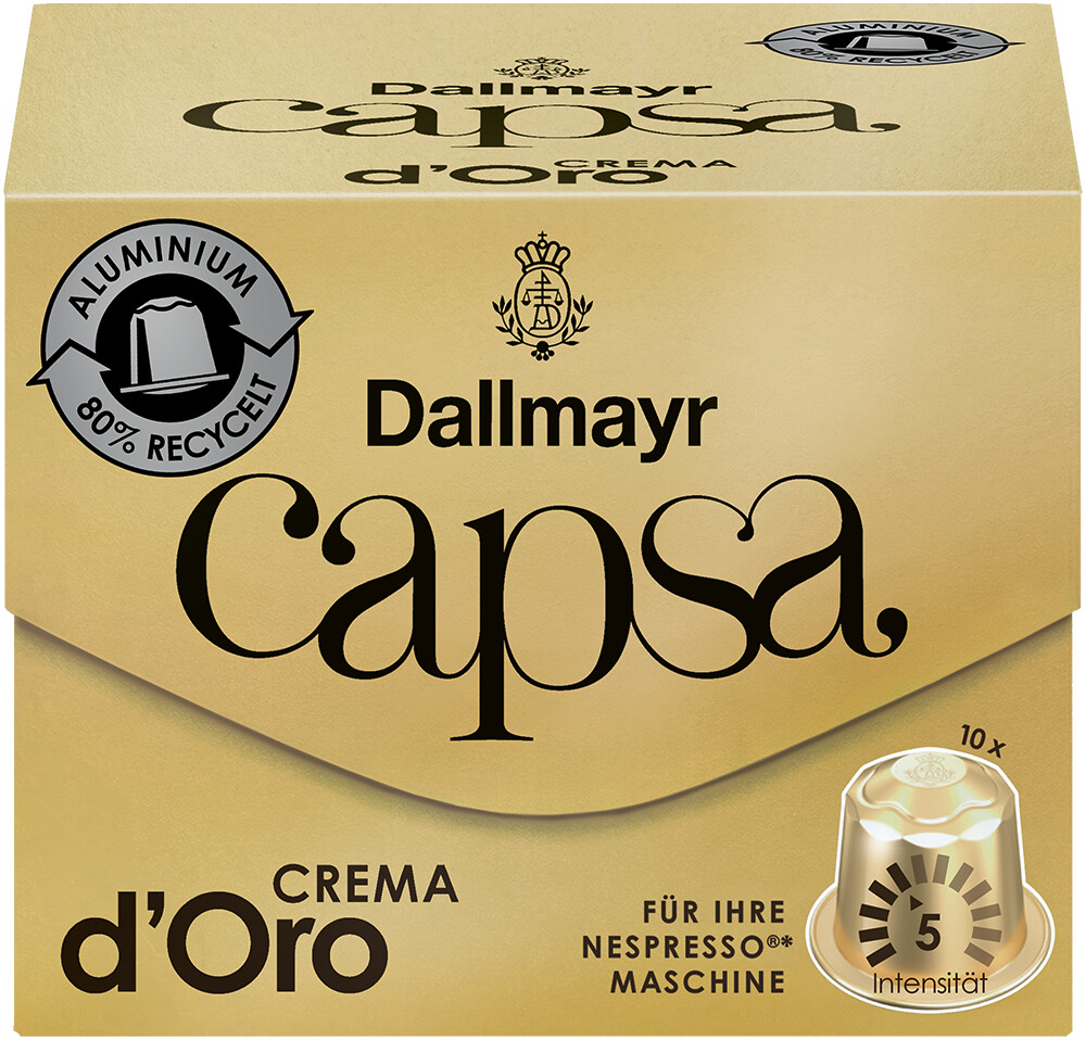 Dallmayr Capsa Crema d'Oro 10ST 56G Dallmayr Capsa Crema d'Oro 10ST 56G