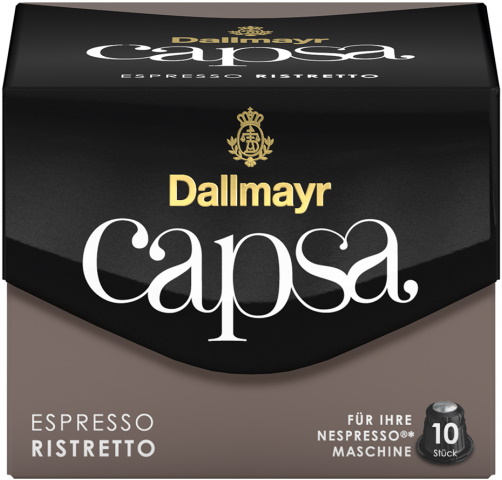 Dallmayr Capsa Espresso Ristretto Intensität 10 Kaffeekapseln 10ST 56G