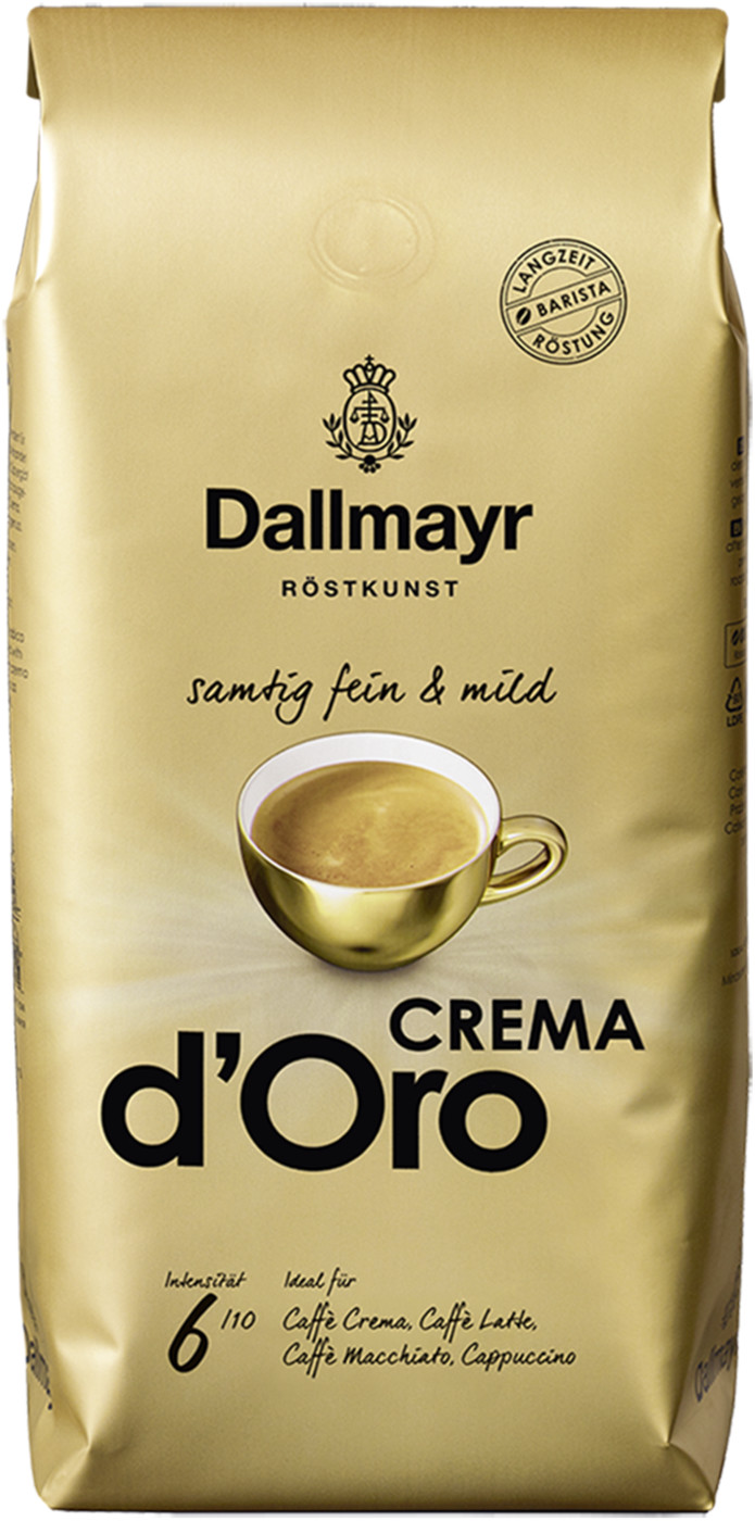 Dallmayr Crema d'Oro Kaffee ganze Bohnen 1 kg