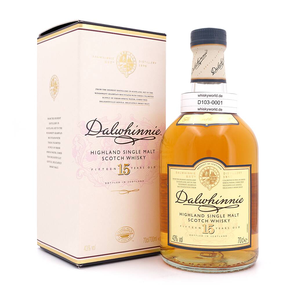 Dalwhinnie 15 Jahre 0,70 L/ 43.0% vol Dalwhinnie 15 Jahre 0,70 L/ 43.0% vol