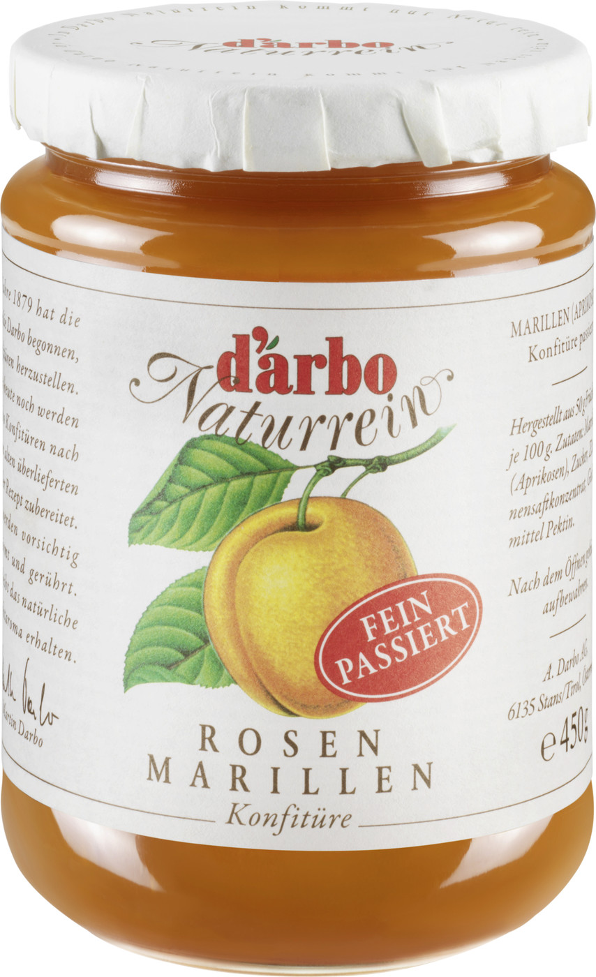 Darbo Konfitüre Naturrein Rosenmarillen 450G Darbo Konfitüre Naturrein Rosenmarillen 450G
