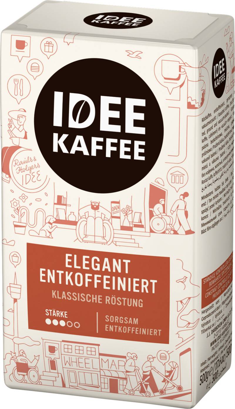 Darboven Idee Kaffee Entkoffeiniert gemahlen 500G
