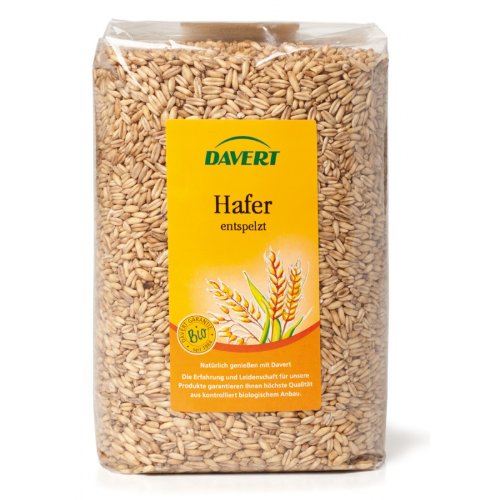 Davert, Haferkerne (entspelzt), 1kg. 1er Pack von Davos