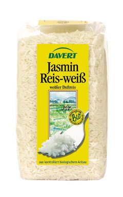 Davert, Jasmin-Reis weiss, 500g