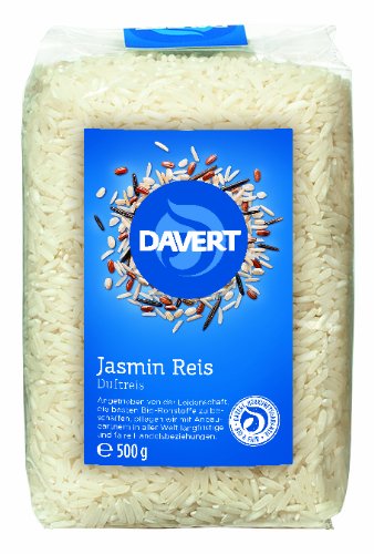 Davert Jasmin Reis weiß, 2er Pack (2 x 500 g) - Bio von Davert