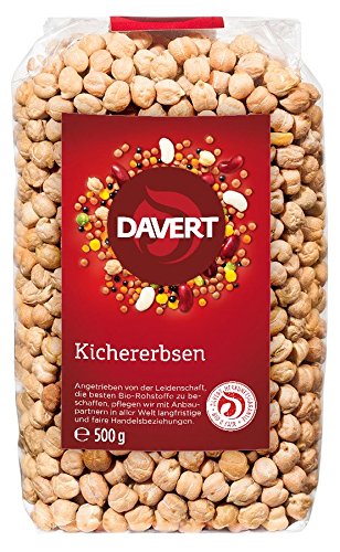 Davert Mühle Bio Kichererbsen (8 x 500 gr) von Davert