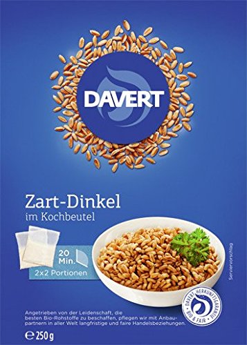 Davert Mühle Bio Zart-Dinkel im Kochbeutel (12 x 250 gr)