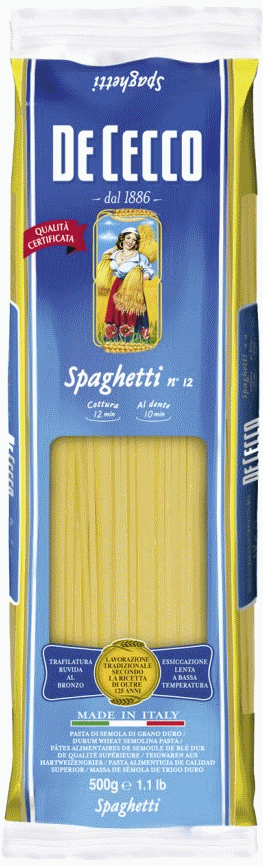 De Cecco Spaghetti No 12 500G