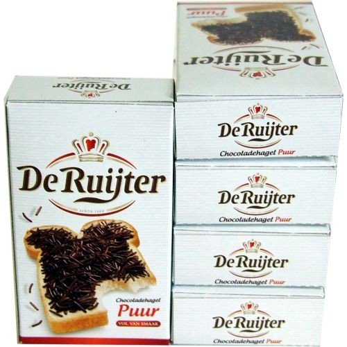 De Ruijter Brot-Streusel dunkle Schokolade 5x20g Einzellportionen De Ruijter Brot-Streusel dunkle Schokolade 5x20g Einzellportionen