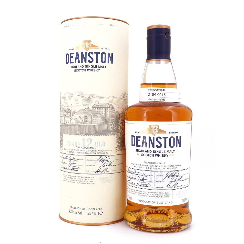 Deanston 12 Jahre Un-chillfiltered 0,70 L/ 46.3% vol Deanston 12 Jahre Un-chillfiltered 0,70 L/ 46.3% vol