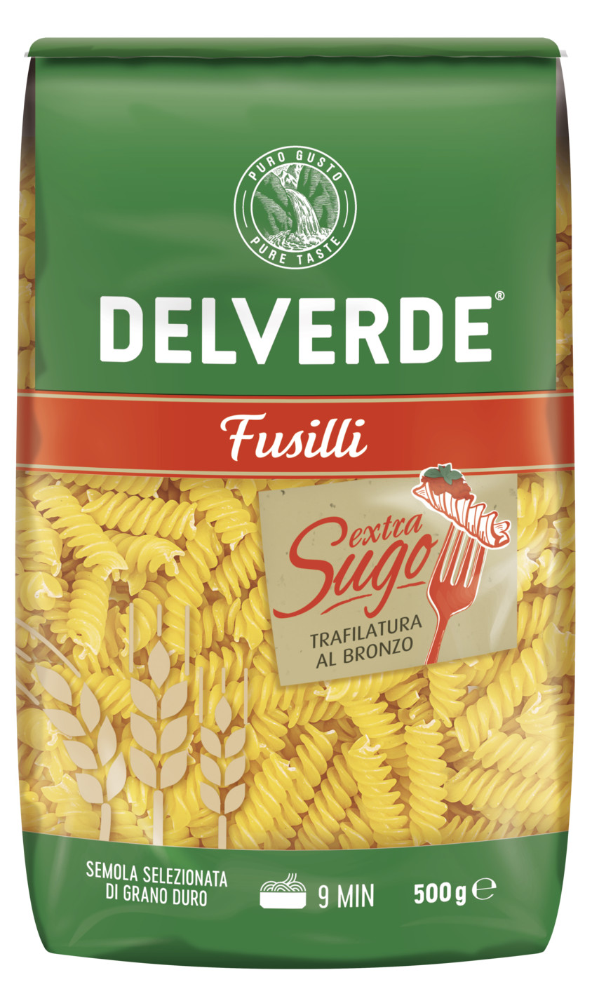 Delverde Fusilli Extra Sugo 500G