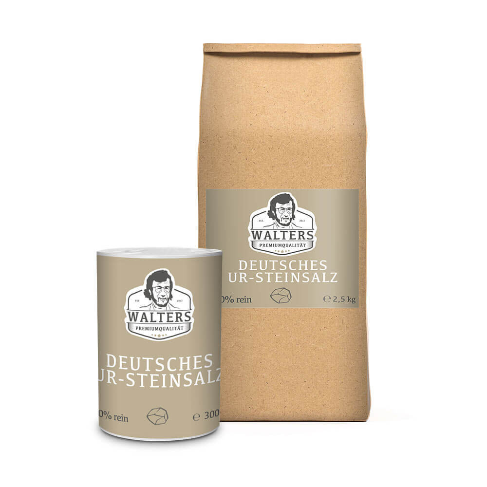 Deutsches Ur-Steinsalz 300g inklusive 2.5kg Nachf?llpack Deutsches Ur-Steinsalz 300g inklusive 2.5kg Nachf?llpack