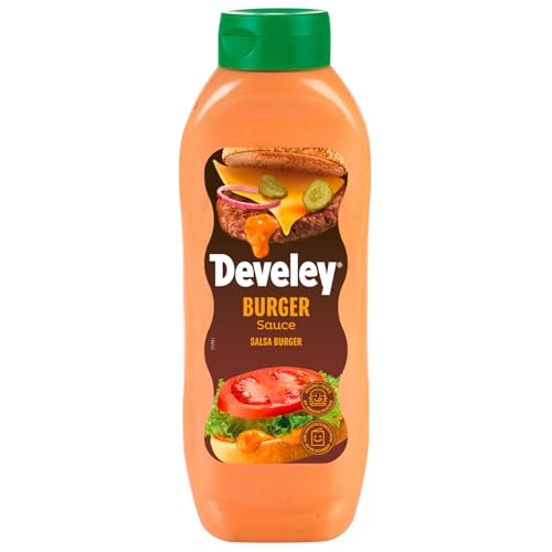 Develey – Burger Sauce – 1 x 875ml – Original-cremig mit Gurkenstückchen von Develey