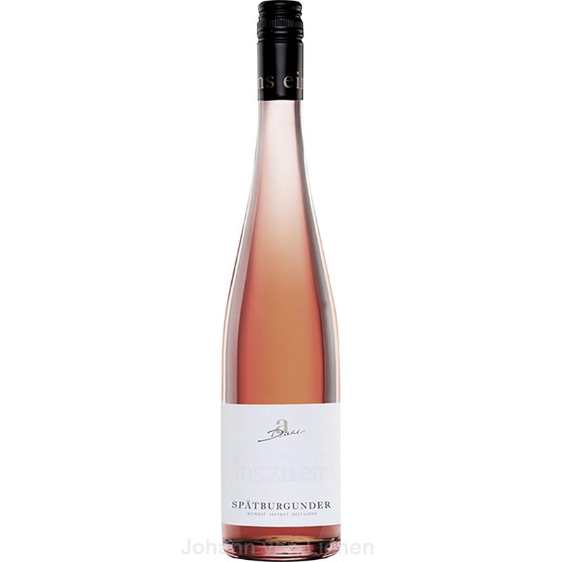 Diehl Spätburgunder Rosé eins zu eins 0,75 L 12,5%vol von Weingut Diehl