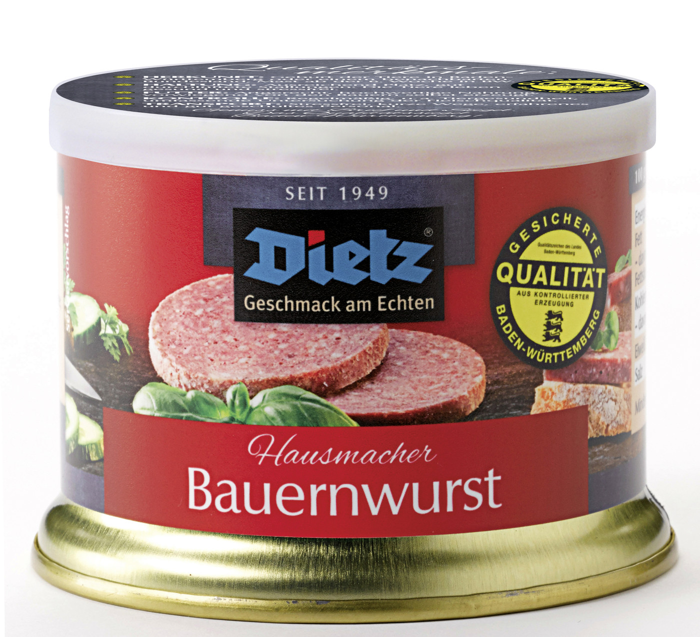 Dietz Hausmacher Bauernwurst 200G Dietz Hausmacher Bauernwurst 200G