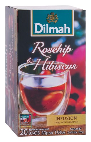 Dilmah Rozenbottels & hibiscus infusion 20 zakjes von Dilmah