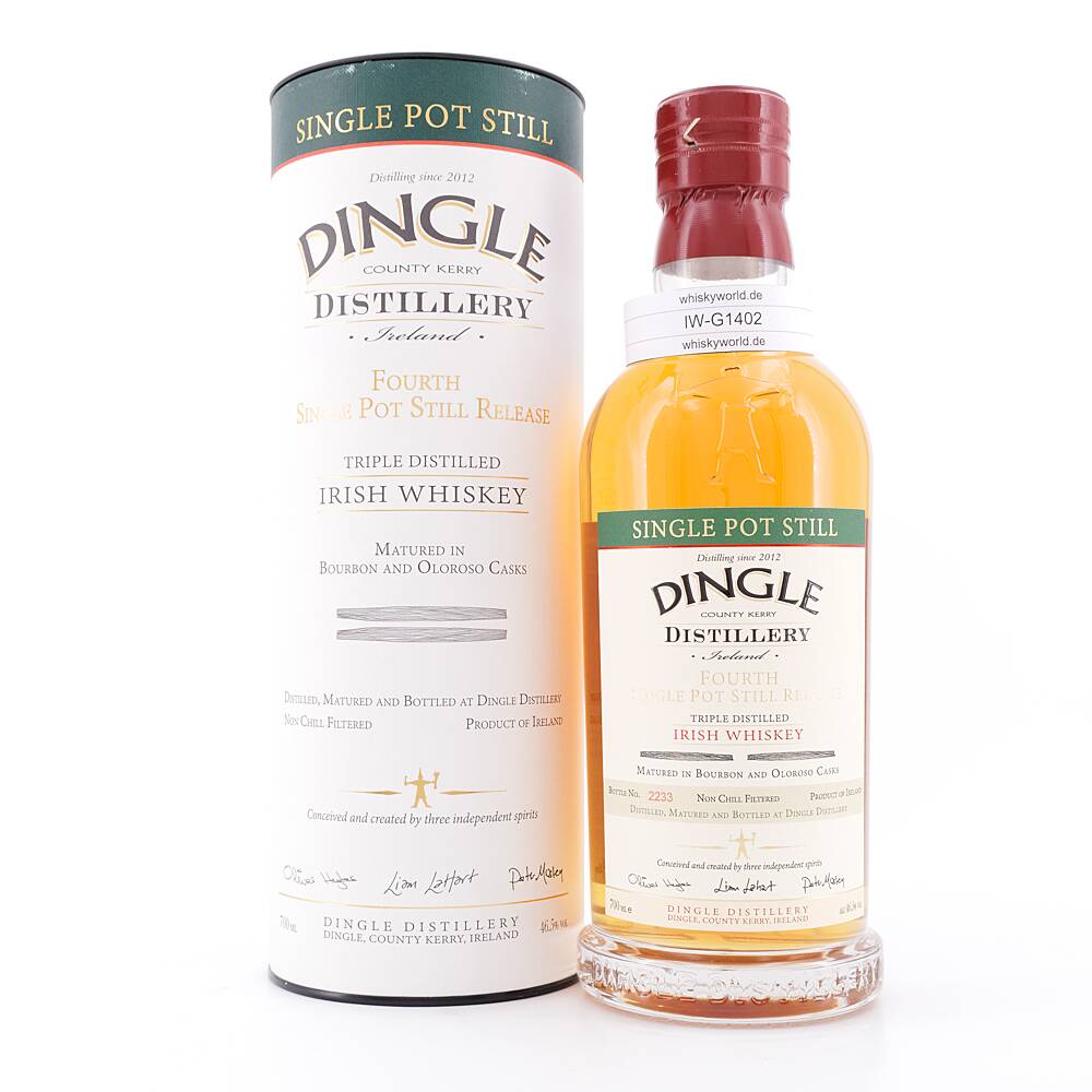 Dingle Fourth Single Pot Still Irish Whiskey 0,70 L/ 46.5% vol Dingle Fourth Single Pot Still Irish Whiskey 0,70 L/ 46.5% vol