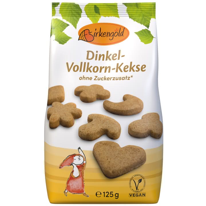 Dinkel-Vollkorn-Kekse mit Xylit 125 g