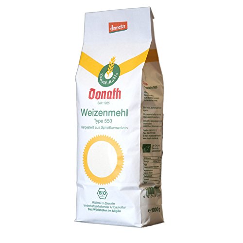 Demeter Weizenmehl 550 (1 Kg) Demeter Weizenmehl 550 (1 Kg) von Donath